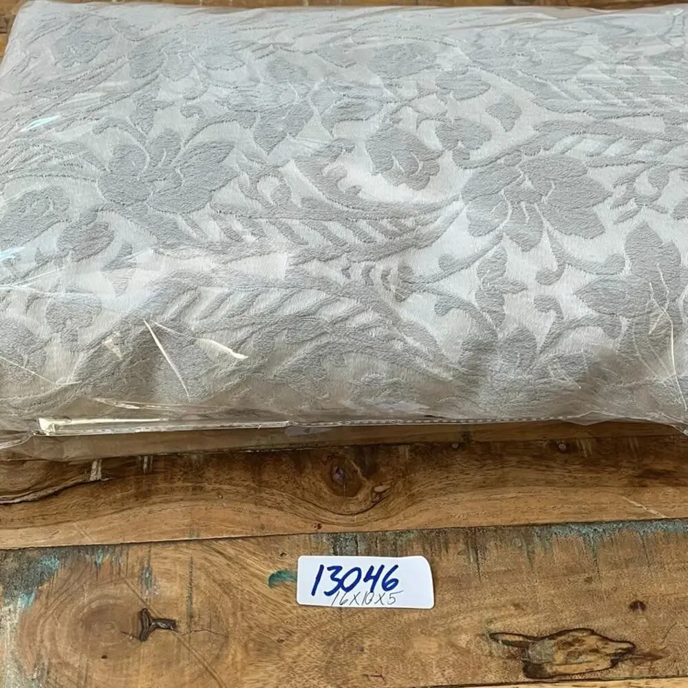 Charter Club Cotton Light Grey Coverlet 96